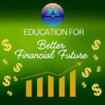 Green financial growth illustration
